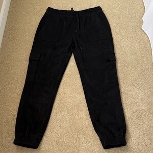 Women’s Black Suede Pants